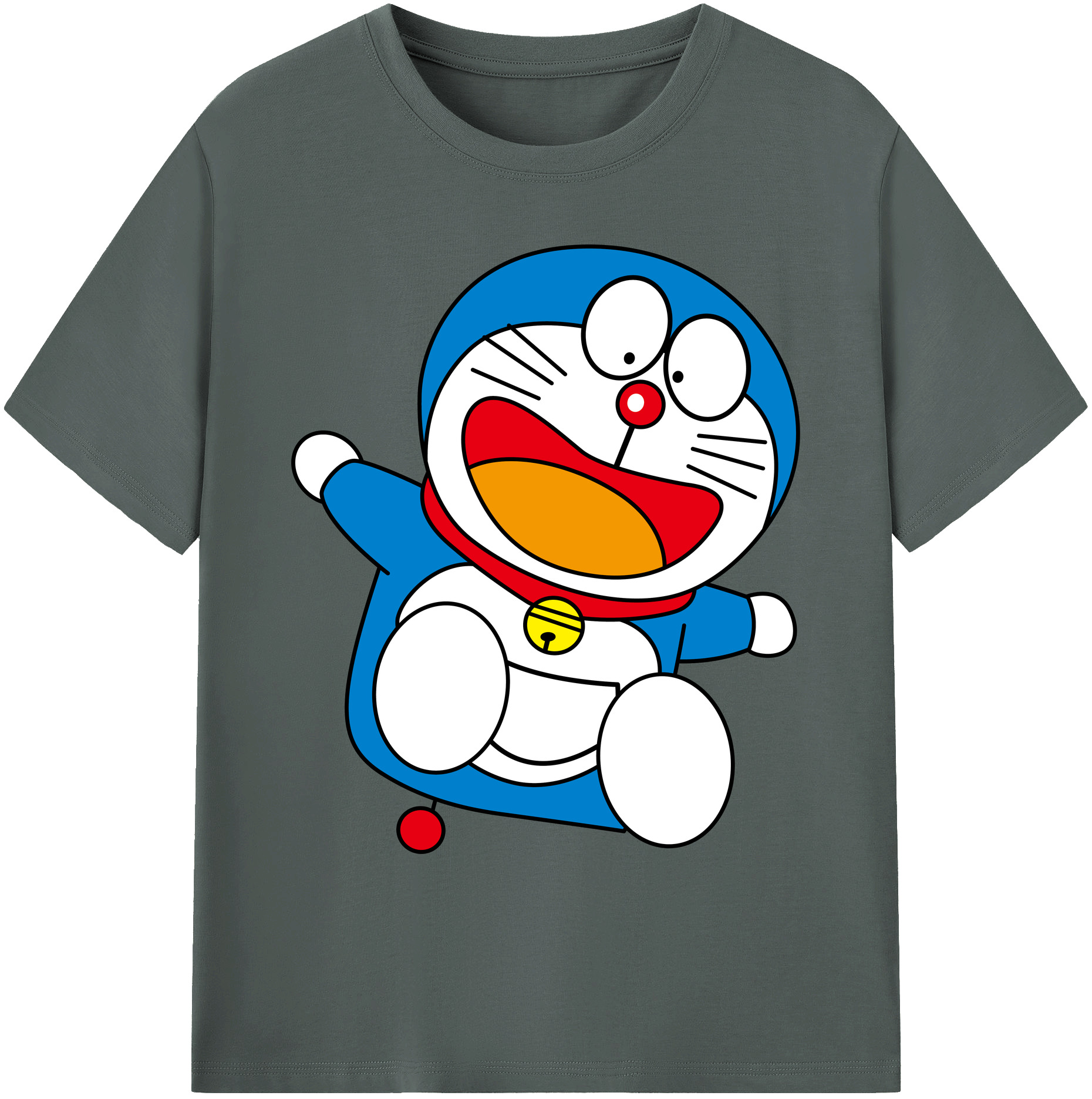 （画像用） ドラえもん Doraemon 綿100％ メンズ半袖Tシャツ｜肌触りやわらか＆通気性